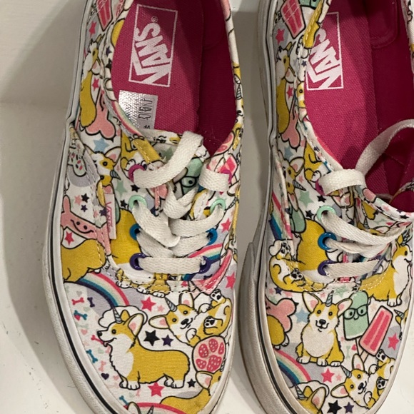 Vans Other - Vans Shoes Kids or Women's Authentic Unicorgi Sneaker Size 4.0 Corgi
